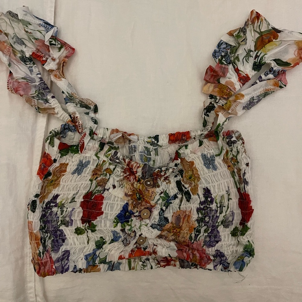 Floral Crop Top